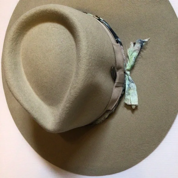 New! Rare Wyeth boho rancher read* NEW! Rare Wyeth straw green high hat rancher | Mercari main image 3